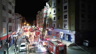 Tekstil atölyesinde yangın paniği