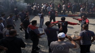 Temizlik personeli yeni döneme eğlenceli başladı