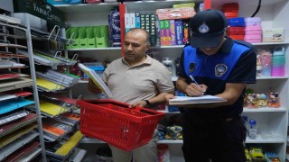 Termede okul alışverişine sıkı denetim