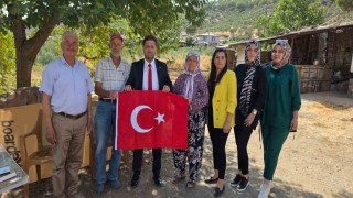 Tire AK Partiden şehit ailesine anlamlı ziyaret