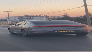 TOGGun yeni sedan modeli T10F Ayvalıkta seyir halinde görüntülendi