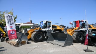 Trabzonda 17 yeni iş makinesi daha hizmete alındı