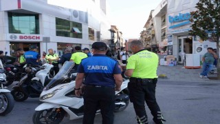 Trafiğe kapalı alanlarda motosiklet denetimi