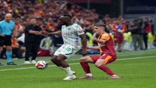 Trendyol Süper Lig: Galatasaray: 2 - Konyaspor: 0 (İlk yarı)
