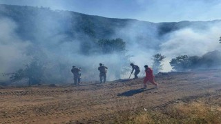Tuncelide kırsal alanda çıkan yangın söndürüldü: Soğutma çalışmaları sürüyor