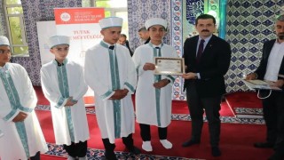 Tutakta hafızlar icazet programında buluştu