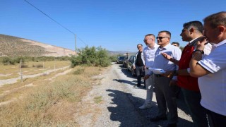 Vali Akbıyık Milas OSB bölgesinde incelemelerde bulundu