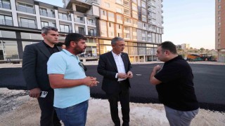 Vali Akkoyun asfalt çalışmalarını yerinde inceledi