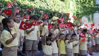 Vali Aygöl zili çaldı, çocukların mesaisi başladı