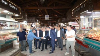 Vali Hatipoğlu ve Başkan Şerifoğulları, esnaflarla bir araya geldi