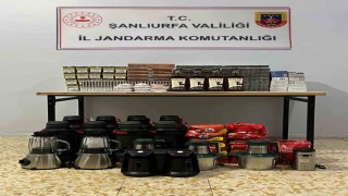 Viranşehirde kaçak tütün ve alkol operasyonu