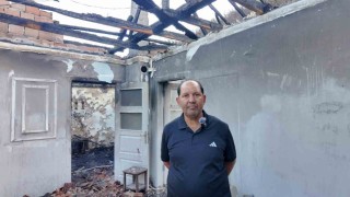 Yangın mağduru vatandaşa yardım eli: Aklıma gelen başıma geldi