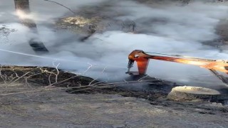 Yangından günler sonra tutuşmaların yaşandığı orman sahasında ekipler tedbiri elden bırakmıyor