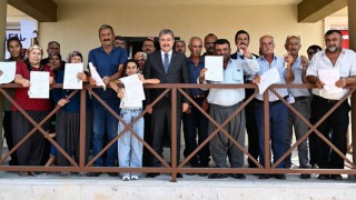 Yapımı Tamamlanan Köy Konutları Sahiplerine Teslim Edildi