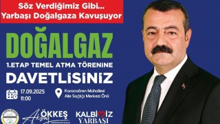Yarbaşı Doğalgaza Kavuşuyor