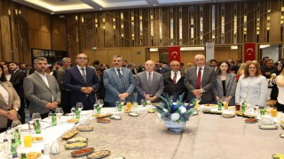 Yargı mensupları resepsiyonda buluştu