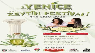 Yenice Tarım, Kültür, Sanat ve Zeytin Festivali kapılarını açıyor