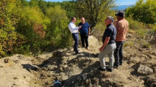 Yenipazarda içme suyu hattı yenileme çalışmaları denetlendi