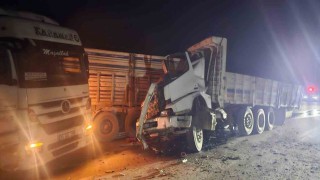 Yol kenarındaki arızalı araca çarptı