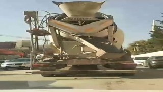 Yola beton dökerek ilerledi