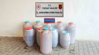 Yozgatta 471 litre kaçak içki ele geçirildi