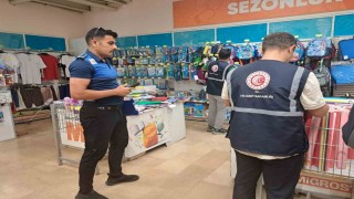 Zabıta, kırtasiyeleri denetledi