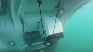 Zonguldakta denizde batan 40 milyon liralık yatın su altı görüntüleri ortaya çıktı