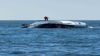 Zonguldakta lüks yat denize indikten 15 dakika sonra battı