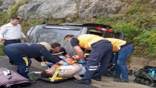 Zonguldakta yağış kazayı beraberinde getirdi: 1 yaralı