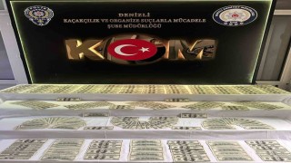 -Denizlide 35 bin 100 dolar değerinde sahte banknot ele geçirildi