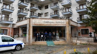 1 yıldır kapalı olan Emet Termal Otel tahliye edildi
