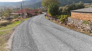 5 kırsal mahallenin yol yapım çalışmalarında sona gelindi