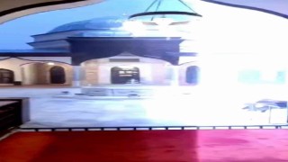 596 yıllık tarihi caminin kubbesine böyle yıldırım düştü