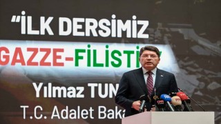 Adalet Bakanı Tunç: Sorunun kalıcı çözümü özgür bir Filistin devletinin kurulmasından geçiyor