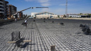 Adıyaman Belediyesi ek hizmet binası inşaatı devam ediyor