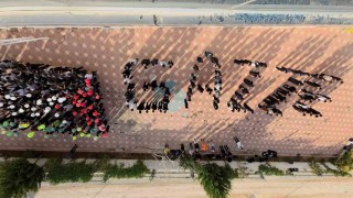 Adıyaman Doğa Kolejinden Gazzeye destek mesajı