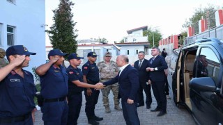 Adıyaman Valisi Osman Varoldan Gölyurt Jandarma Karakoluna ziyaret