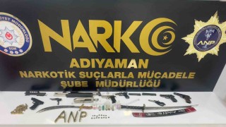 Adıyamanda narkotik ve asayiş operasyonlarında 17 kişi tutuklandı