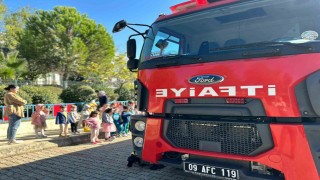 ADÜ Anaokulunda yangın güvenliği eğitimi