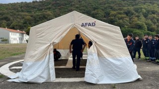 AFADdan çadır kurma eğitimi