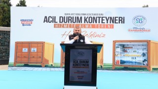 Afetlere karşı güçlü Arnavutköy: 10 adet afet konteyneri hizmete alındı