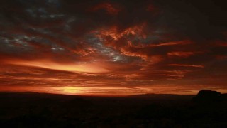 Afyonkarahisarda gün doğumu manzarası mest etti
