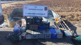 Ağ ile avlanma yasağına uymayan 2 şahıs suçüstü yakalandı