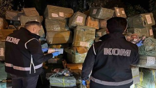 Ağrıda 40 milyon liralık kaçak oyuncak ve kalem ele geçirildi