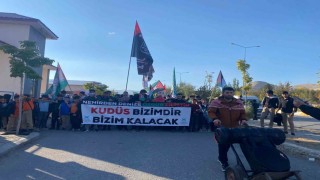 Ağrıda Gazze ve Aksa Tufanına destek yürüyüşü düzenlendi