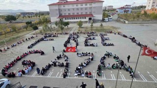 Ağrıda tüm okullarda Filistin ve Gazze temalı etkinlikler düzenlendi