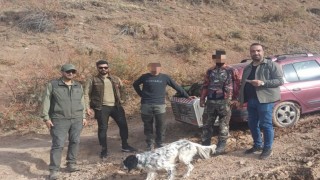 Ağrıda yasaklı bölgede avlanan şahsa idari ceza