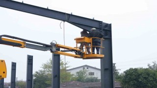 Ağustosta temeli atılan pazar ve fuar alanının inşaatı tamamlanıyor