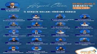 AK Parti Osmaniye Gençlik Kolları’nda Yeni Yönetim Kurulu Heyecanı