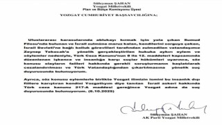 AK Partili Şahan, Yozgatlıyım diyen İsrail askeri hakkında suç duyurusunda bulundu